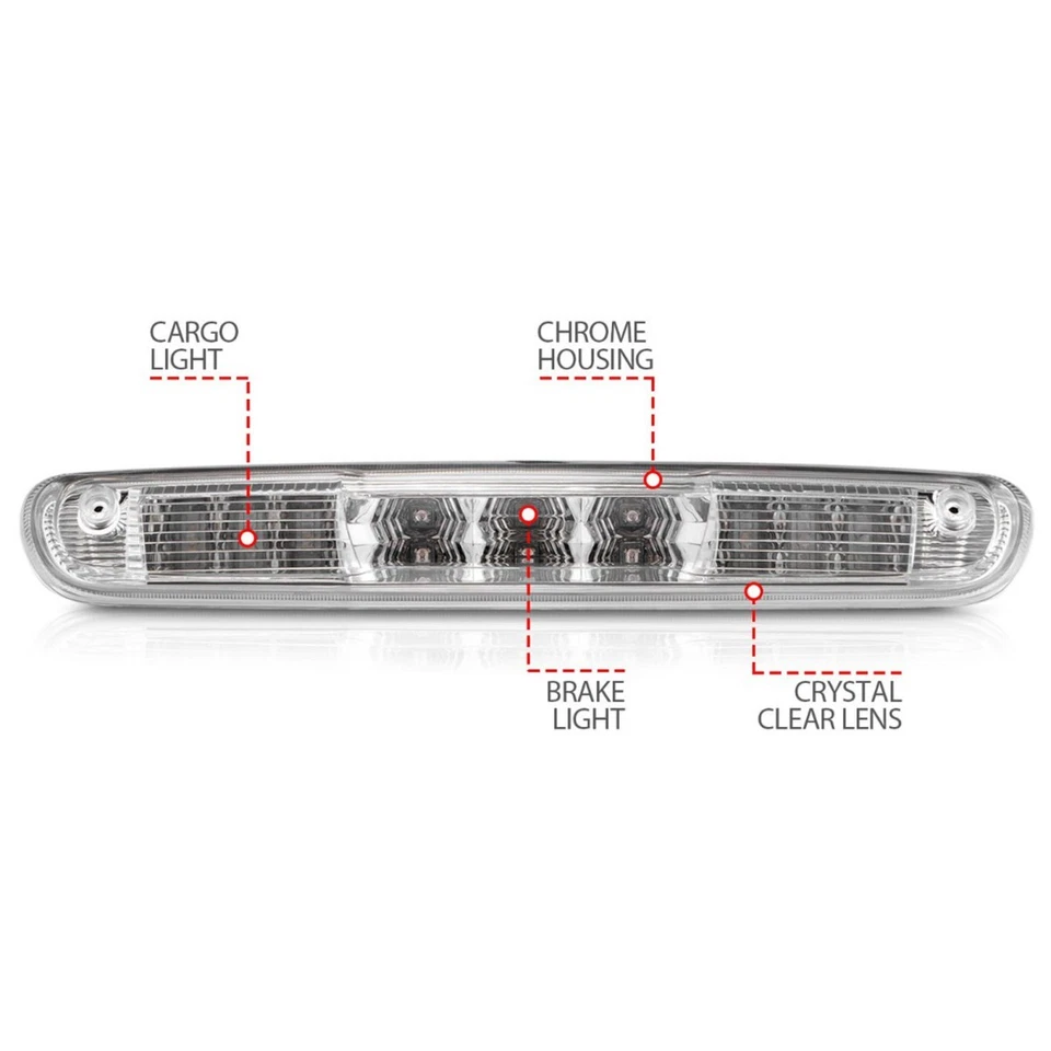 531066 Anzo Third Brake Light Lamp for Chevy GMC Sierra 2500 HD Heavy Duty 1500 - Image 4 of 4