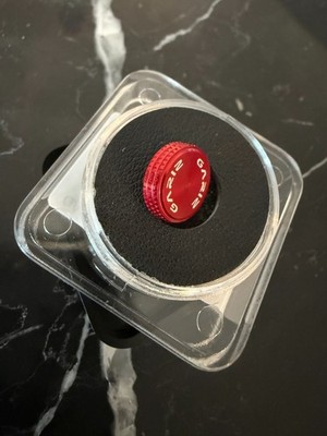 GARIZ Auslöseknopf / Soft Release Button für Fujifilm, Leica, Nikon, -ROT- Neu