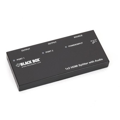 BlackBox AVSPHDMI1X2 1x2 HDMI Splitter w/ Audio 1080p