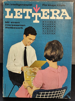 Lettera Ravensburger Brettspiel Gesellschaftsspiel Familienspiel- 70er Vintage
