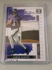 2025 Impeccable Football #IPH-LJN Lamar Jackson - Immense Patches Silver 13/25