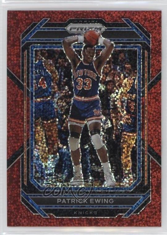 2022-23 Panini Prizm Red Sparkle Prizm Patrick Ewing #275 HOF 3hd