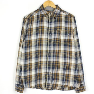 Chemise homme en flanelle MARMOT taille S coupe régulière à carreaux marron p... - Photo 1/4