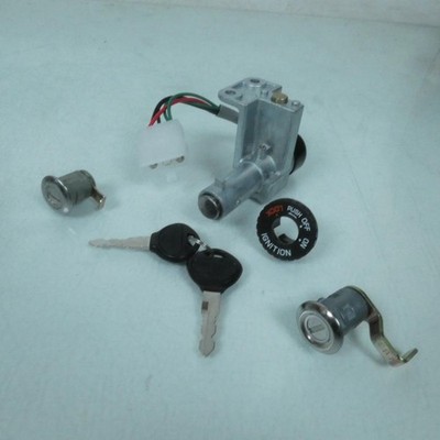 tecnium-schloss-kit für roller kymco 50 cobra 5 draht / 35010-keb-7e000m1 neu