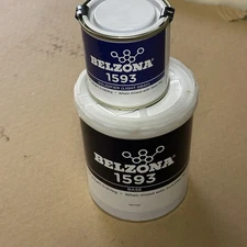 Belzona 1593 Base & Solidifier (Light Gray) High Temp Epoxy Coating - 1 Set 1Kg