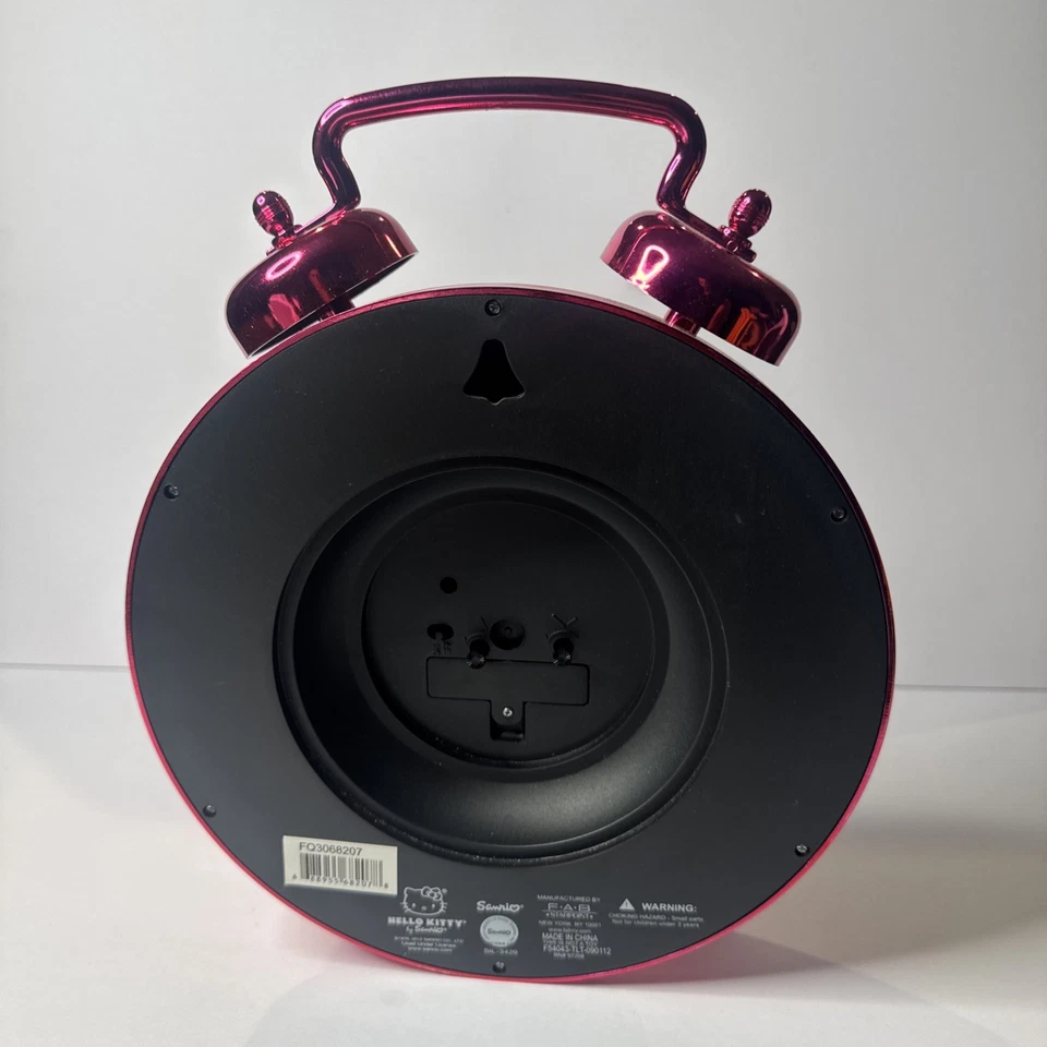 Reloj Despertador Hello Kitty Sanrio Jumbo - Rosa Estampado Animal Foto 2 de 4