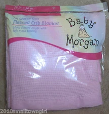 Vintage (Original) Baby Morgan Pink Crib Blanket