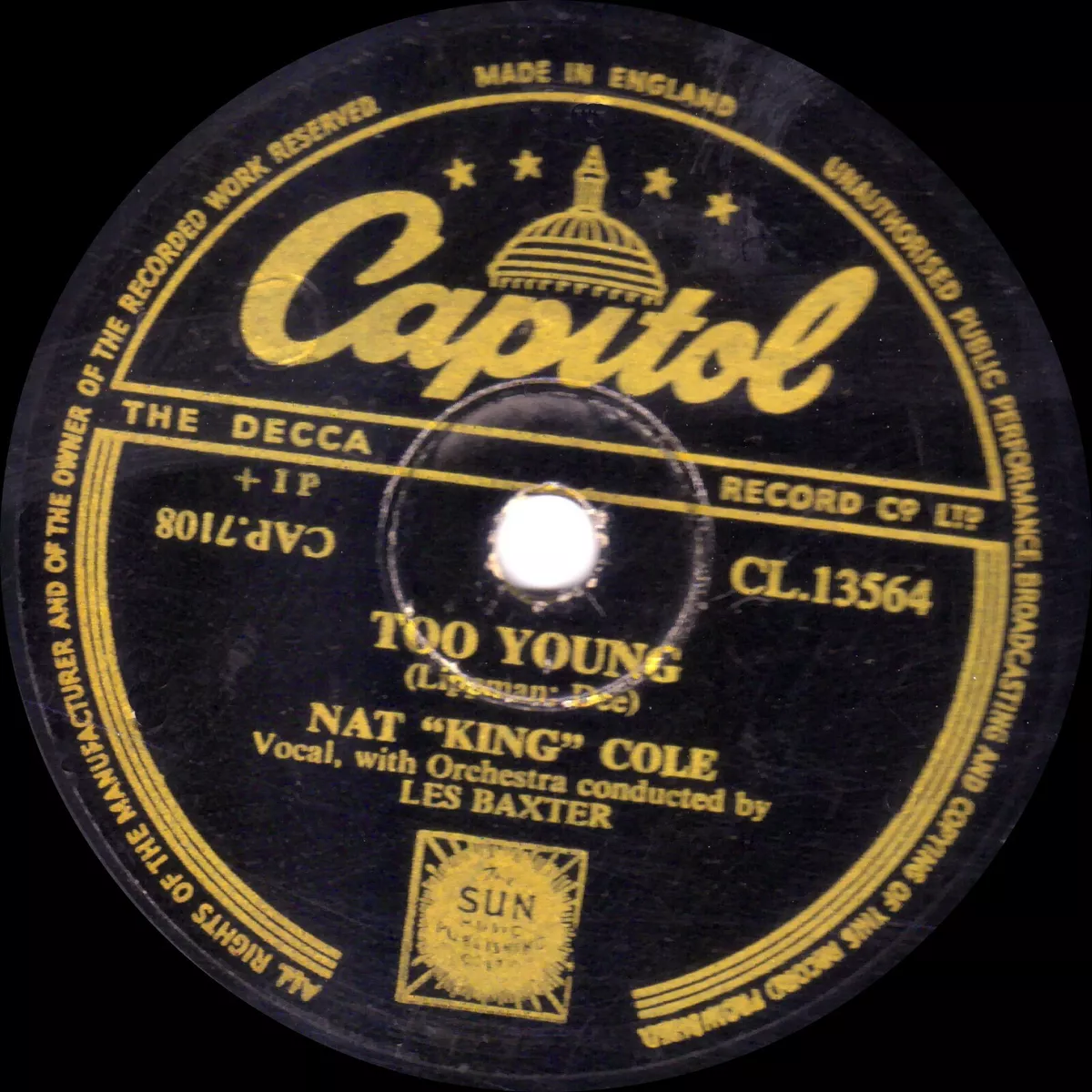 Nat King Cole – Too Young (1951)