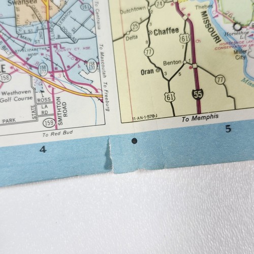 State Farm Road Atlas & Illinois Road Maps Vintage 1980s Gousha Rand McNally 80s - Picture 21 of 24