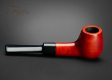 HAND MADE WOODEN SMOKING PIPE for TOBACCO PEAR  52 Straight Tik + Filter