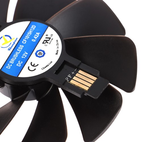 CF1015H12D Cooler Fan For RX470 570 480 580 Gaming Video Card Cooling Fan - Photo 6/12