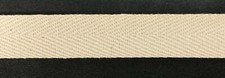 3/4" Cotton Twill Tape - Color: Natural - 72 Yards TOTAL - Made in USA 