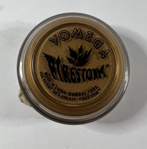 Yomega Firestorm Yoyo Gold And Black / Vintage / Collectible 1998 - Picture 1 of 3