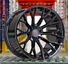 20” FERRADA FR9 OBSIDIAN BLACK WHEELS RIMS FOR LAMBORGHINI HURACAN 20X9 & 11