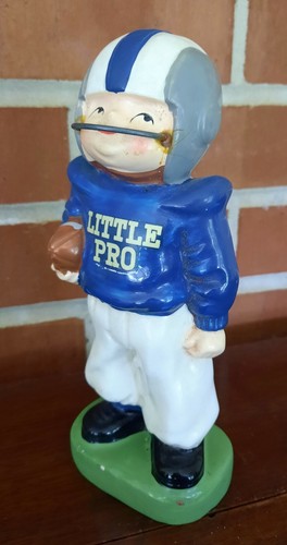 Vintage Napcoware Little Pro Football Player Coin Piggy Bank Figurine C-6520 - Picture 7 of 9