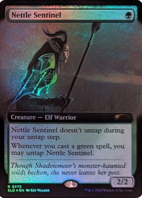 MTG NETTLE SENTINEL 773 FOIL EXC - BRENNNESSELWÄCHTER - SLD - MAGIC
