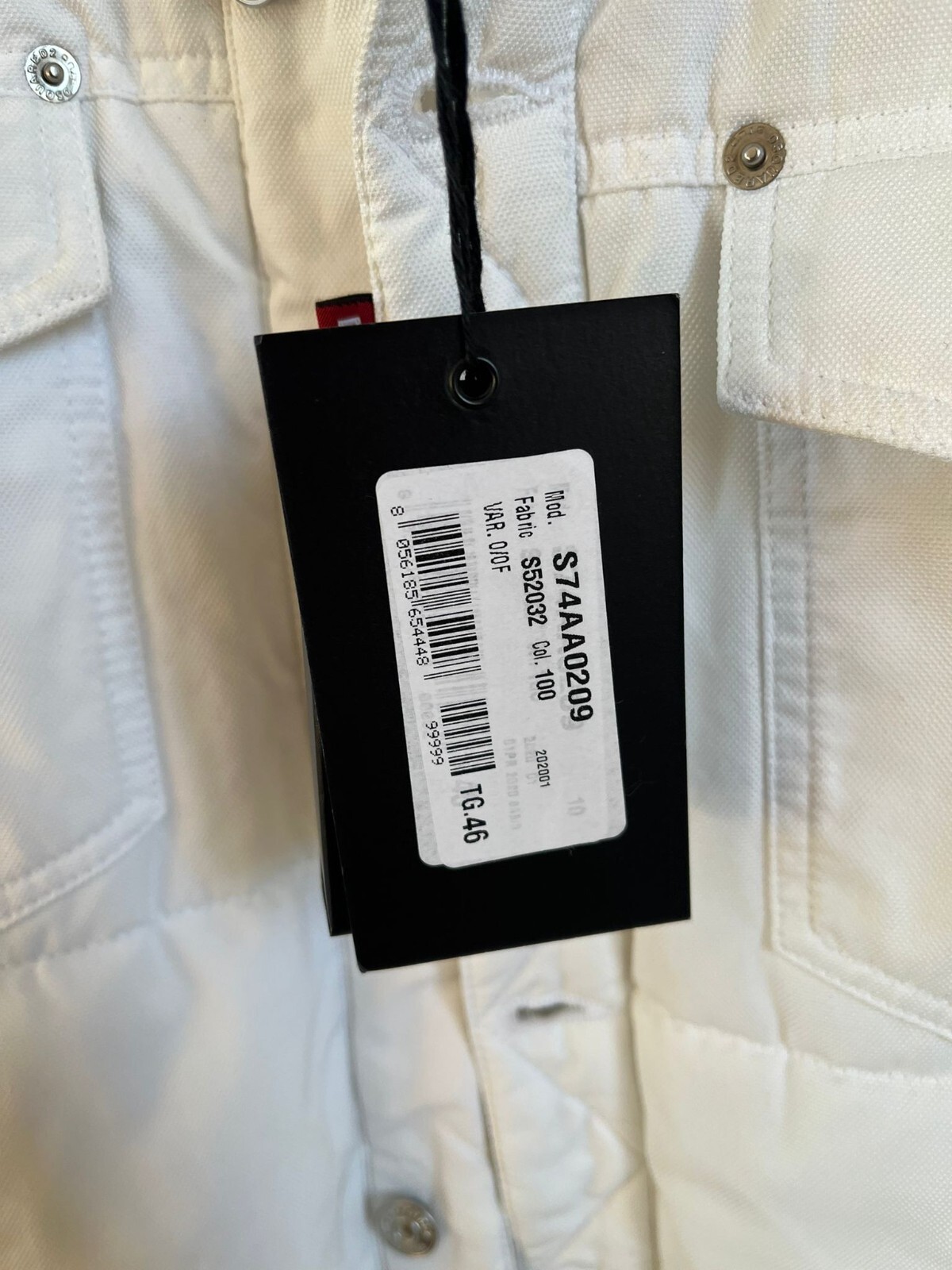 Dsquared2 , Padded Outerwear in White , BNWD 46 image 9