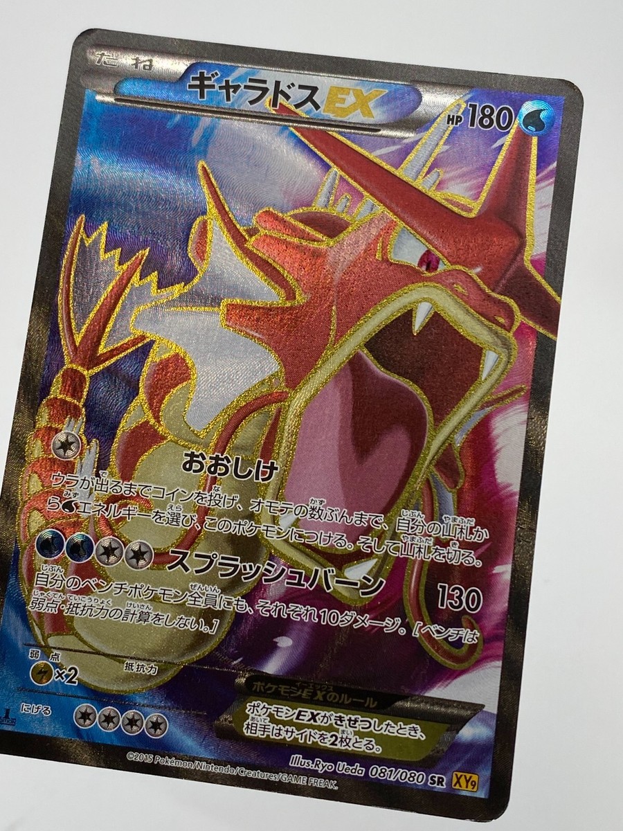 Gyarados EX 081/080 XY9 Breakpoint SR Holo 1st ED Pokemon Gyarados EX 081/080 XY9 Breakpoint SR Holo 1st ED Pokemon