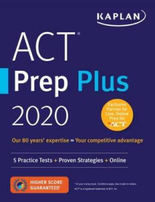 ACT Prep Plus 2020: 5 Practice Tests + Proven Strategies + Online (K - VERY GOOD