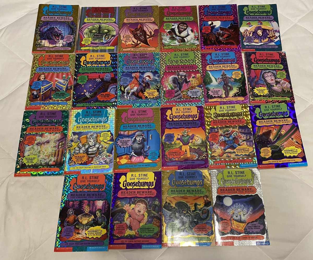Goosebumps 22冊セット COMPLETE SET 1-22 Give Yourself Goosebumps R.L. Stine, RARE