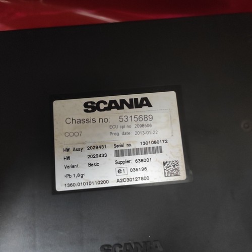 Coo7 ECU Computer Scania Basic Automat Extended Manual 2309733 2707274 1890031 - Picture 6 of 11