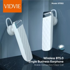VIDVIE Built-In Single Wireless Earphone Bluetooth 5.0 Headphone BT852 White