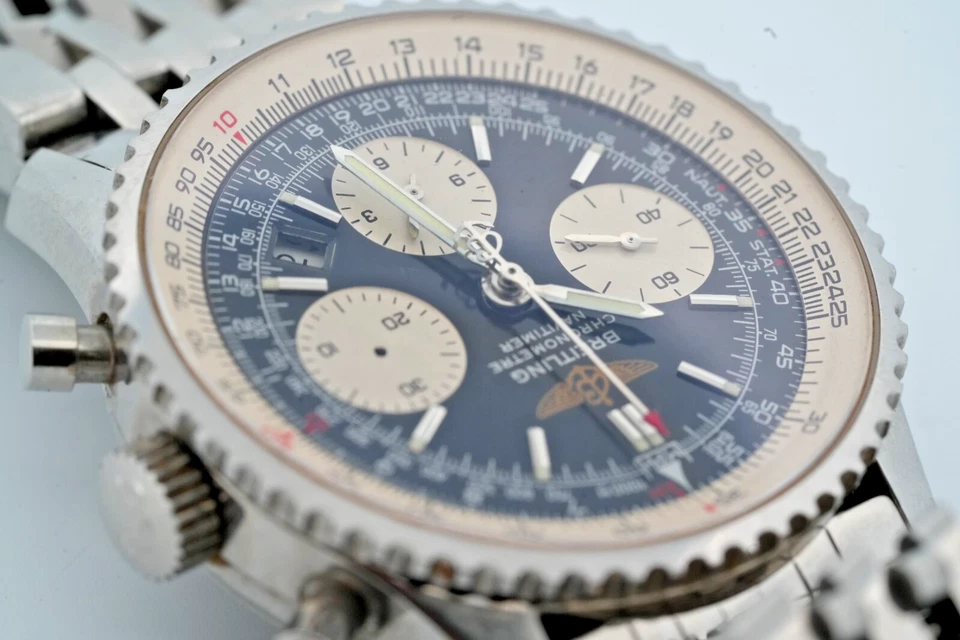 BREITLING Navitimer A23322 Chronograph Automatic Men's Watch | Case | Band Parts - Image 2 of 4