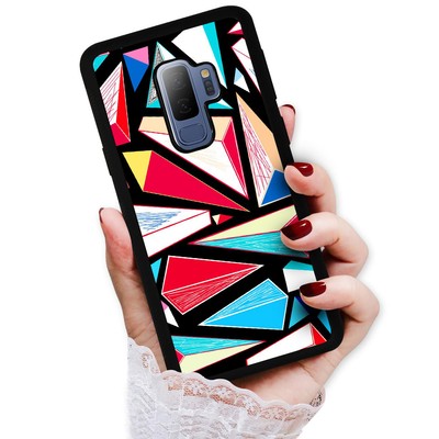 ( For Samsung S9 Plus / S9+ ) Back Case Cover AJ13105 Abstract Pattern