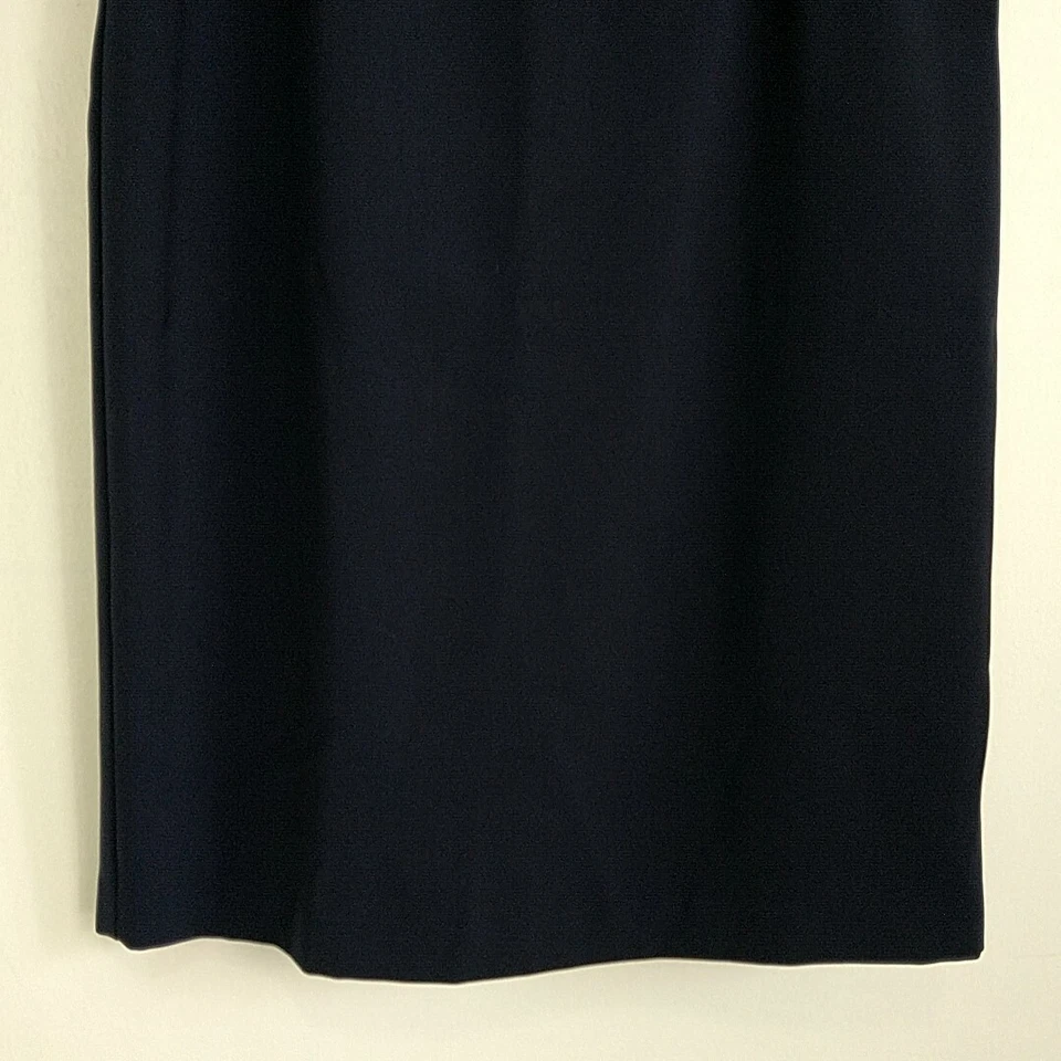 Falda Villager para mujer talla 14 negra lisa hasta la rodilla lápiz abertura cierre de cremallera Foto 3 de 4