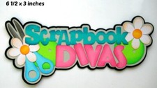 SCRAPBOOK DIVAS TITLE EVERYDAY premade paper piecing 3D die cut by Rhonda