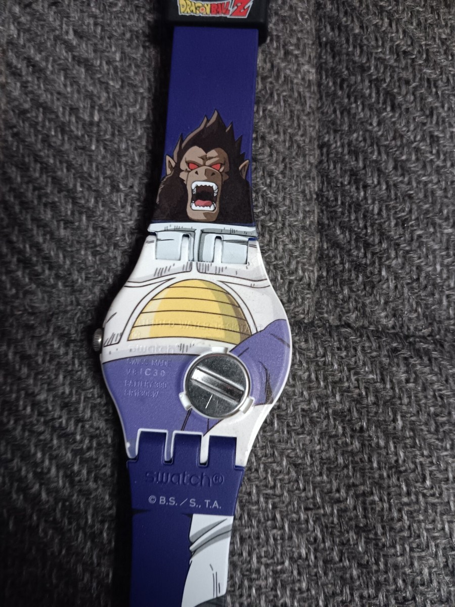 DRAGONBALL Z VEGETA x SWATCH Collaboration Limited Watch SUOZ348