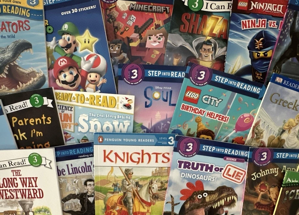 BOYS’ Random Book Lot of 10 Level 3 Step Into Reading, I Can Read, DK - GREAT! - Image 4 of 4