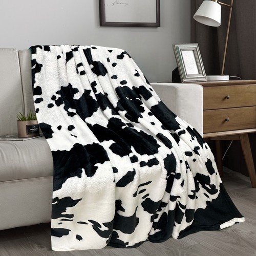 Large Faux Fur Fleece Blanket 220 Gsm Super Soft Reversible Warm Sofa Bed Throws - Picture 2 of 8