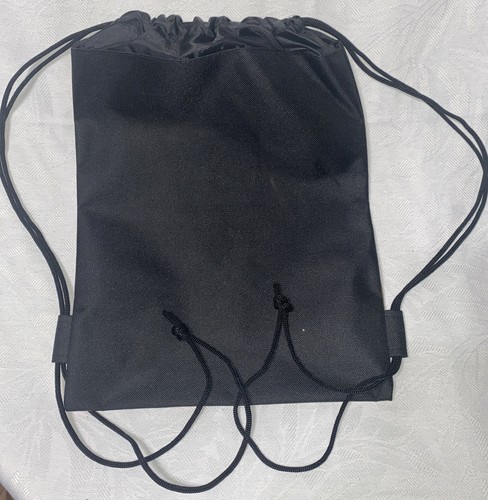 Disney Minnie Mouse Red Bow Black Drawstring Bag NWOT - 第 5/7 張圖片