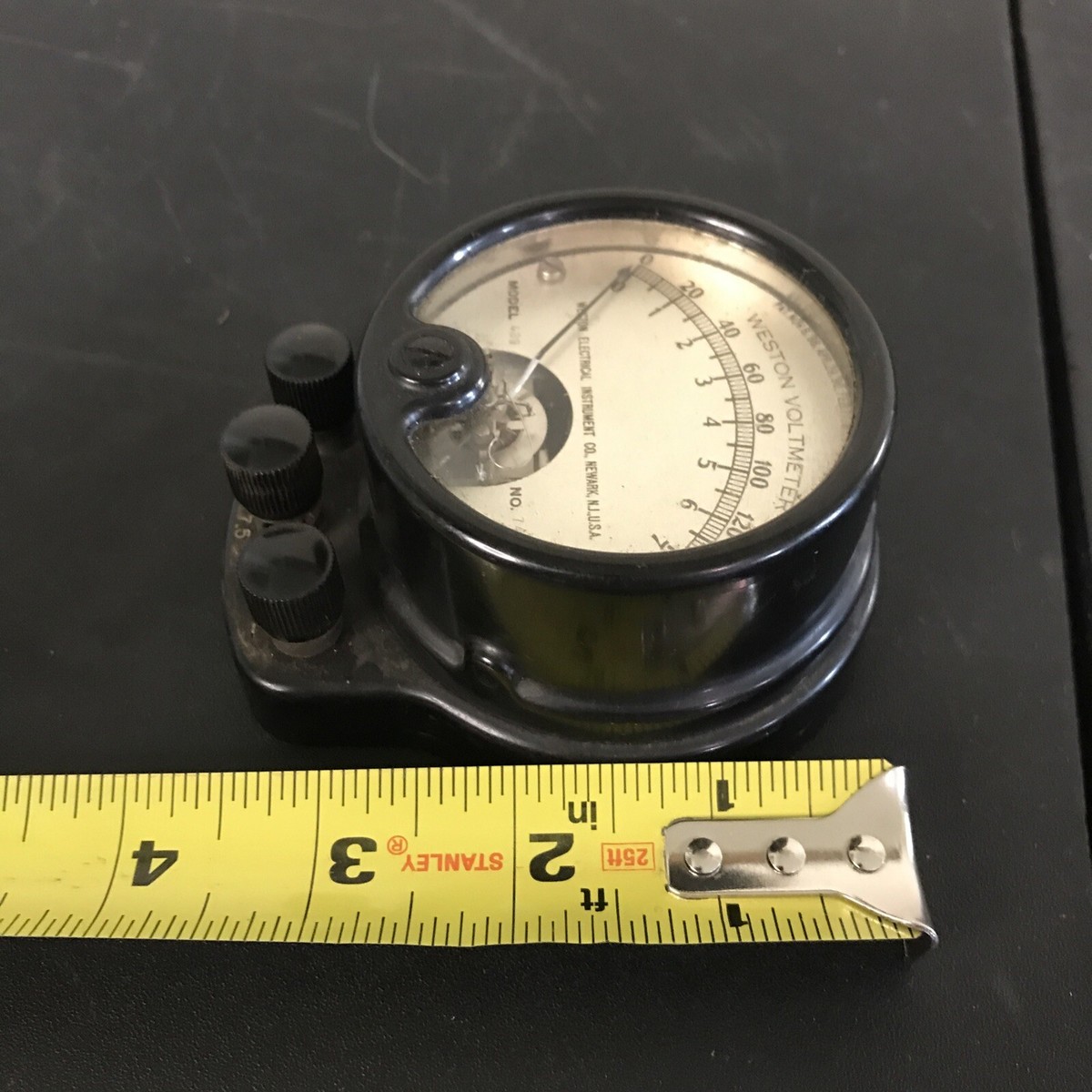 Weston Electrical Instrument Co Voltmeter Model 489 0-250 Weston Electrical Instrument Co Voltmeter Model 489 0-250