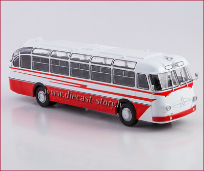 1:43 LAZ 699 A Turist-2 (1964) russian bus Magazin Modimio  62 USSR UdSSR URSS