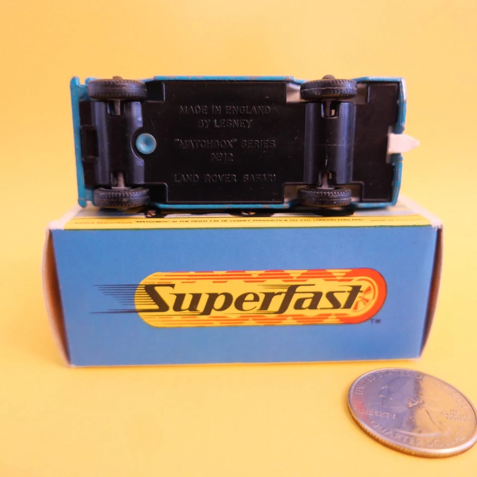 Matchbox Superfast No 12 Land Rover Safari with Box blue - Image 3 of 3