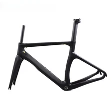  Full Carbon Fiber Road Racing Bike Frameset Rim Brake Bicycle Frame BSA 700*25C
