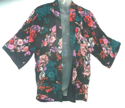 OASIS LADIES FLORAL KIMONO JACKET COVER 