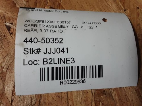 Diferencial portador 205 tipo C300 Sdn Rr AWD 08-12 17 MERCEDES CLASE C 229636 - Imagen 7 de 12