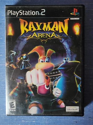 Rayman Arena (Sony PlayStation 2, 2002) CIB Complete W/ Manual And Insert