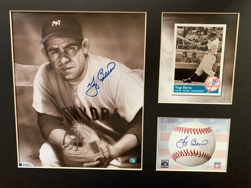 YOGI BERRA Signed NY Yankee Legend HOFer Limited Edition Toon Art Print BAS COA - Picture 3 of 5