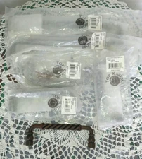 Twisted Bar Handle in Patine Rouge 6.75" and 12" Lot of 6 TOP KNOBS #M669 #M675