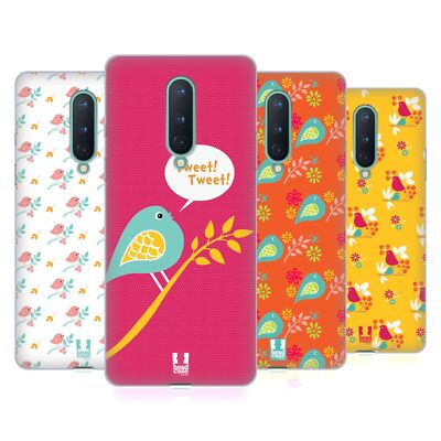 HEAD CASE DESIGNS VOGEL MUSTER SOFT GEL HANDYHÜLLE FÜR GOOGLE ONEPLUS HANDYS