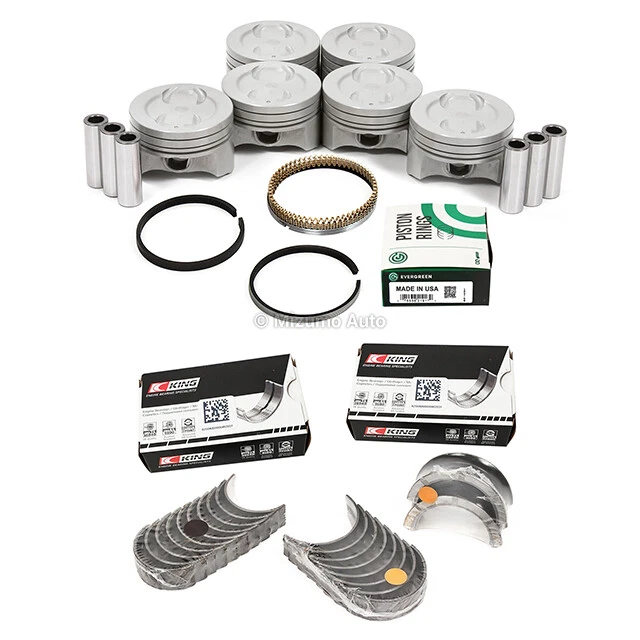 Rodamientos de varilla principal de pistones aptos para Chevrolet Isuzu GMC 96-04 4,3 L 262CID OHV Foto 2 de 4