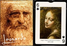 Leonardo Da Vinci Playing Cards Poker Size Deck Piatnik Custom Limited Edition