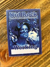 2008 Kid Rock "Caddyshack - Carl Spackler" Working Cloth Backstage Pass