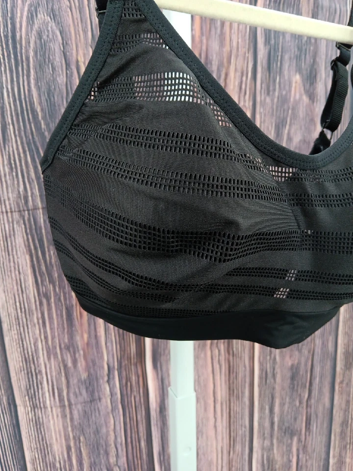 Женский спортивный бюстгальтер Le Mystere Цвет черный Активный баланс 30G На косточках 7-AA7 - Изображение 3 из 4