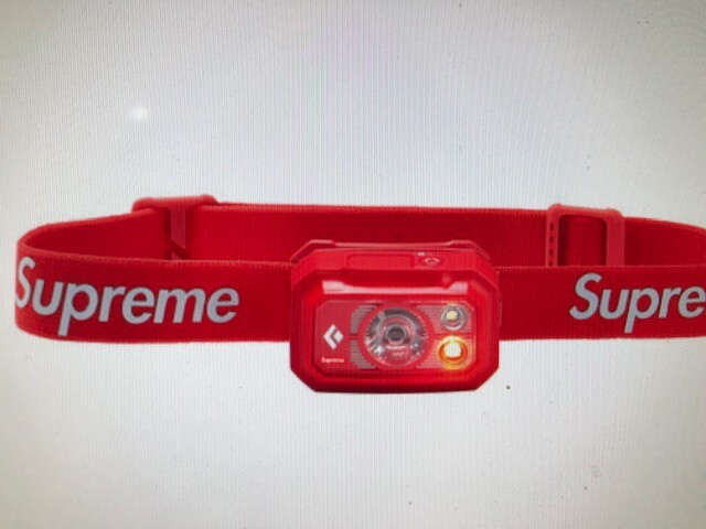NWT Supreme Headlamp Diamond Storm 400 Head Lamp Red Authentic | eBay