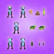 SUPER7 ULTIMATES TMNT MOUSERD STOCKMAN LEONARDO AND CASEY JONES mystifieds